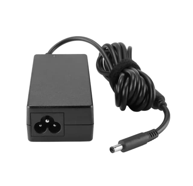 Carregador de laptop Dell 19V, 65W e 3.34A ponta fina.
