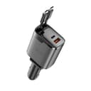 Adaptador Esqueiro Para Carro WiWU Helix Pro CC034 Plástico 111 Potência TotalW Carregamento Rápido