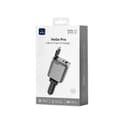 Adaptador Esqueiro Para Carro WiWU Helix Pro CC034 Plástico 111 Potência TotalW Carregamento Rápido