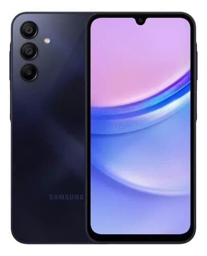 Samsung Galaxy A15 Memória RAM 4GB Armazenamento 128GB 5000mAh Android Cor Preto 1080 px x 2340 px