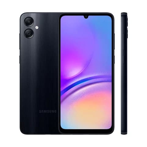 Samsung A05 Memória RAM 4GB Armazenamento 128GB 5000 Android Cor Preto 720 x 1600 pixel
