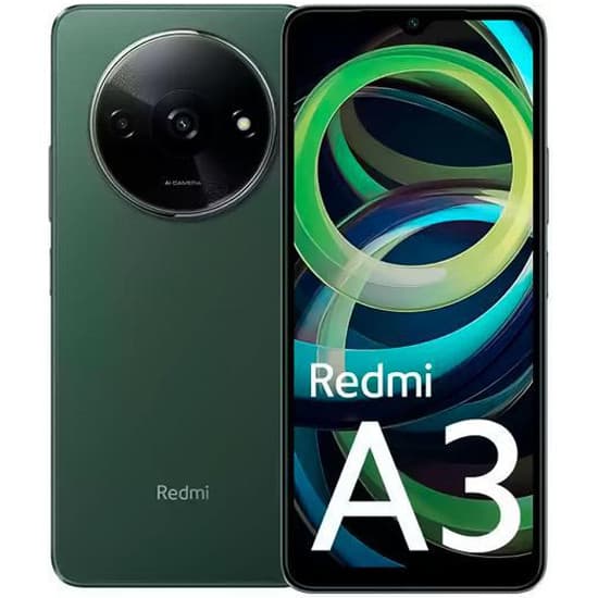 Redmi A3 Memória RAM 4GB Armazenamento 128GB 5000 Android Cor Preto 720 x 1650 pixel