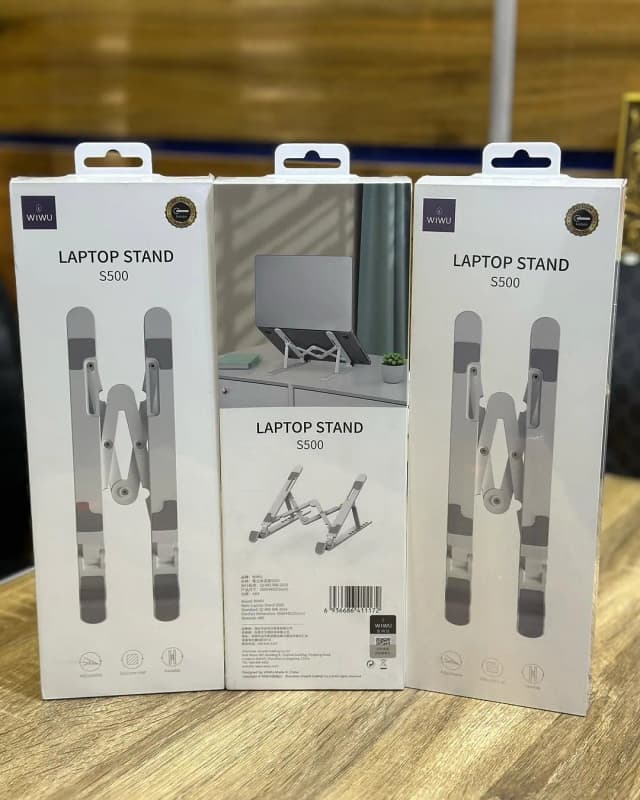 Suporte Para Laptop S500 Material Metálico Laptop máximo 15.6 Polegadas | Base Antiaderente Base Antiaderente