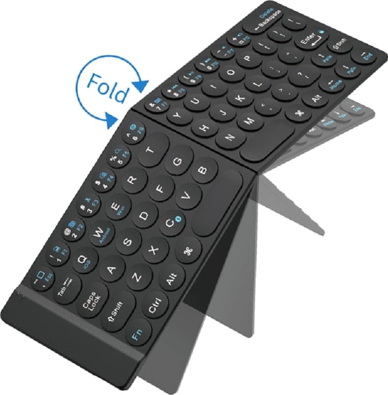 Teclado WiWU Fold Mini Keyboard Com Conexão Bluetooth | sem iluminação